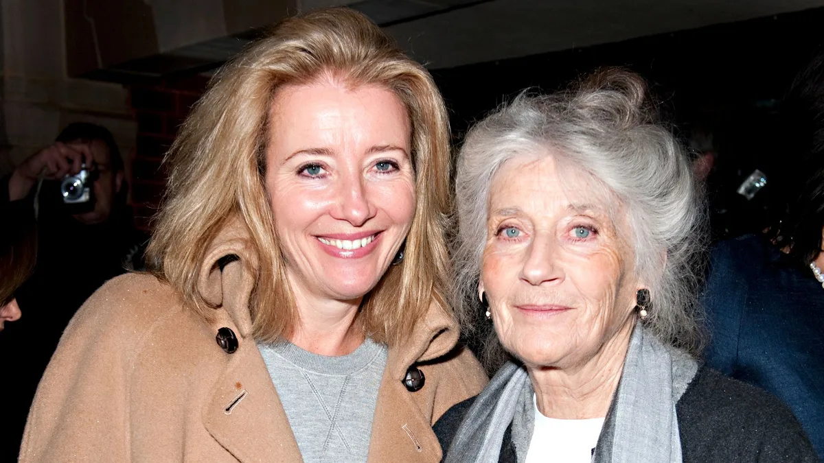 Duro golpe para Emma Thompson: muere su madre, la actriz Phyllida Law, a los 94 años