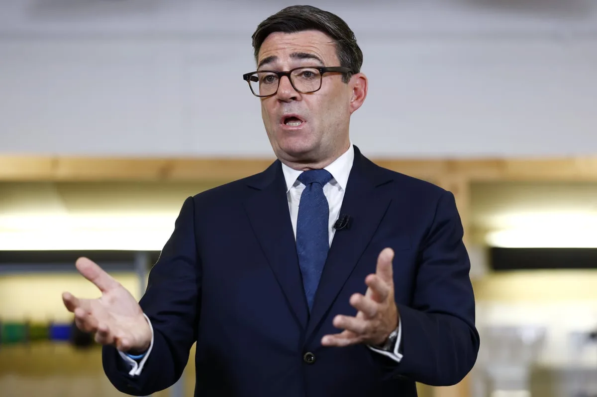 Burnham vows to tackle ‘moral failure’ of young Britons not in work or training