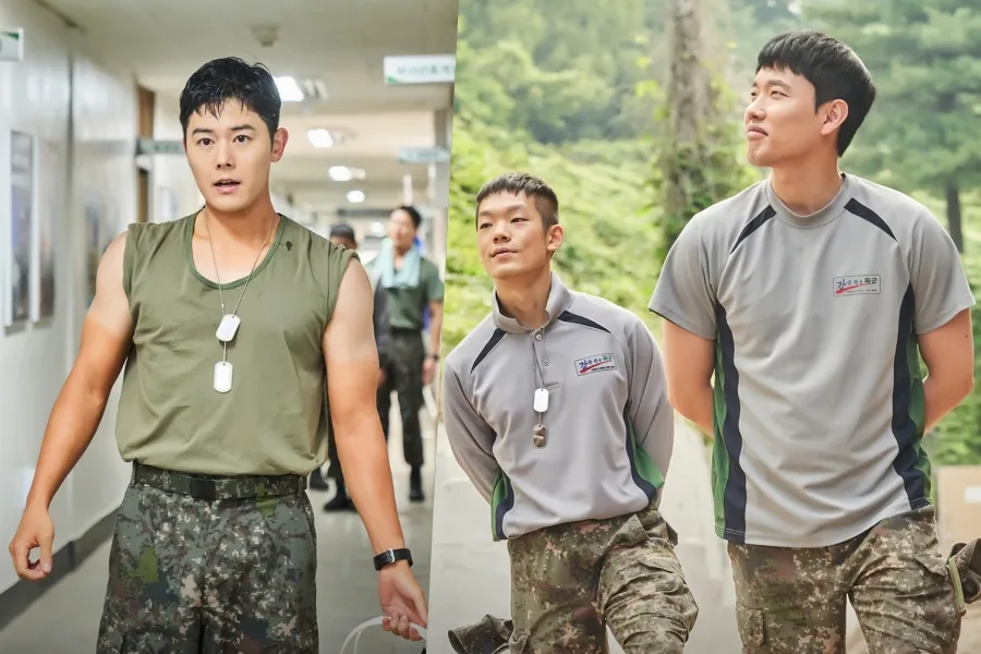 Kim Dong Jun, Lee Jung Hyun, And Kim Hee Soo Show Different Sides Of Military Life In “New Recruit 4: Sabotage”