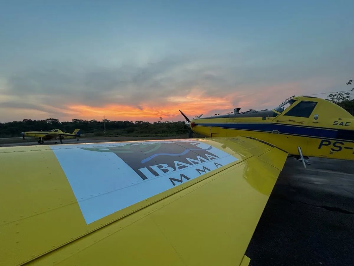 Aeronaves que combatem incêndios no AM retomam voos após melhora na visibilidade, diz Ibama