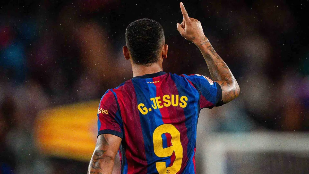 Gabriel Jesus surpreende no Barcelona, vira destaque na Espanha e recebe elogios após goleada