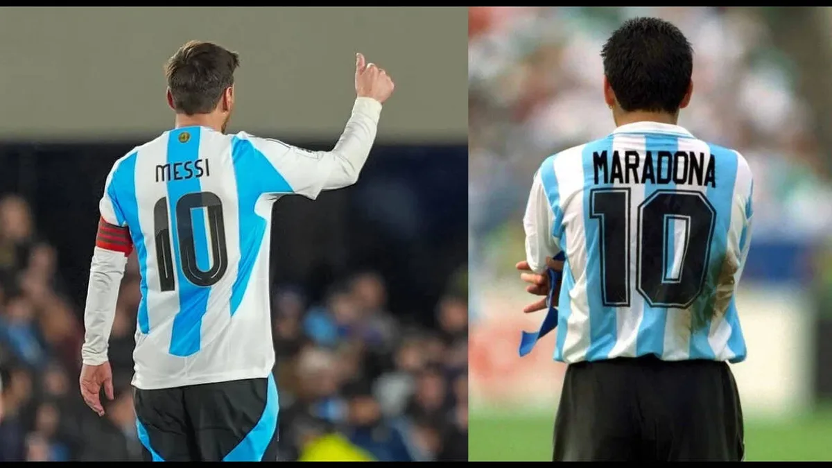 Messi’s No.10 can’t be retired even if Argentina wanted to, Maradona knows why