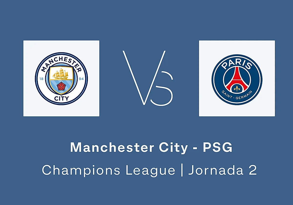 Manchester City - PSG, en directo | Resultado, ganador y goles del partido de Champions hoy, en vivo