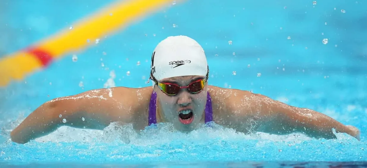 China's 13-year-old swimming prodigy Yu Zidi makes waves at Asian Games