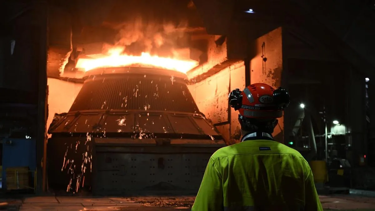 Steelmaker brings it home, after rejecting predators
