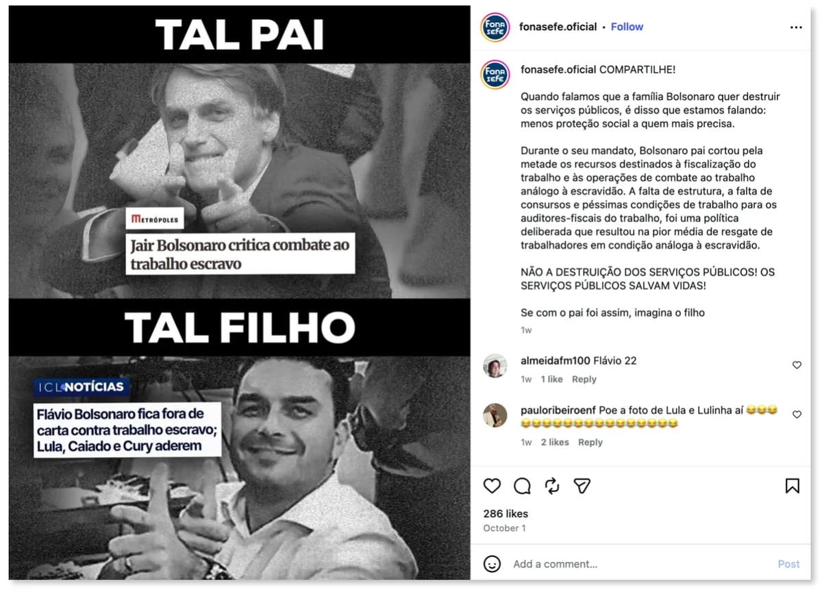 TSE manda fórum sindical apagar posts contra Flávio