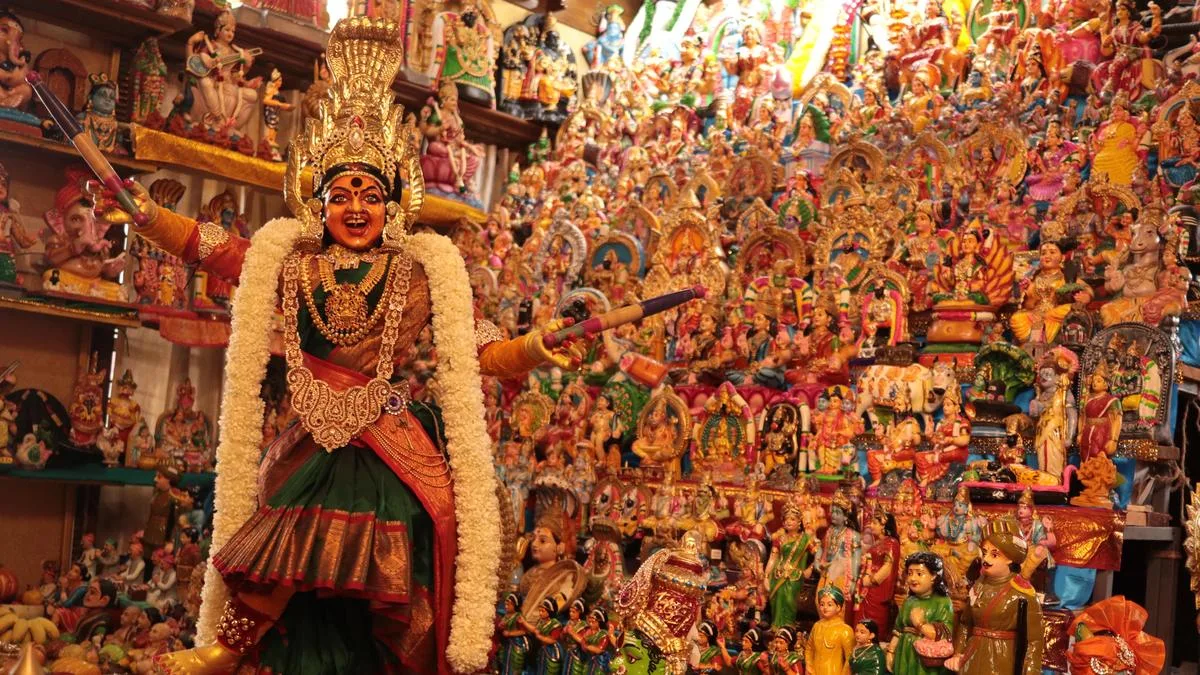 A peek into the largest bommagolu display in Thiruvananthapuram