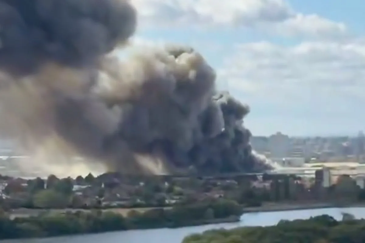Huge fire breaks out near Wembley Stadium with 125 firefighters on scene
