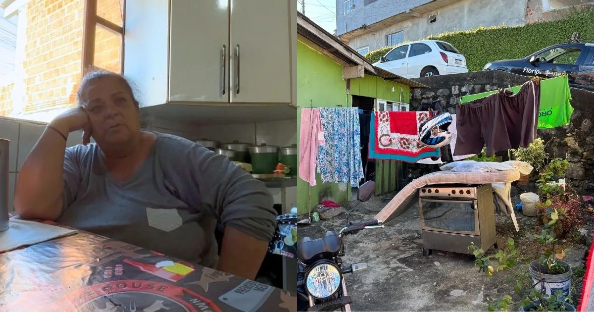 Chuva de granizo transforma telhado em ‘peneira’ e causa momentos de pânico em família de SC: ‘Quebrou tudo’