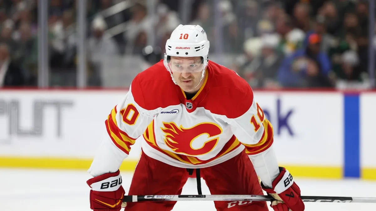 Flames’ Huberdeau ‘feeling pretty good,’ but will miss start of training camp