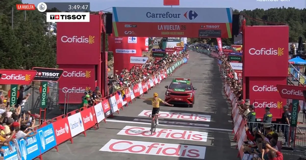 Vuelta: Leknessund vence em dia de Pogacar sem 'instinto matador'