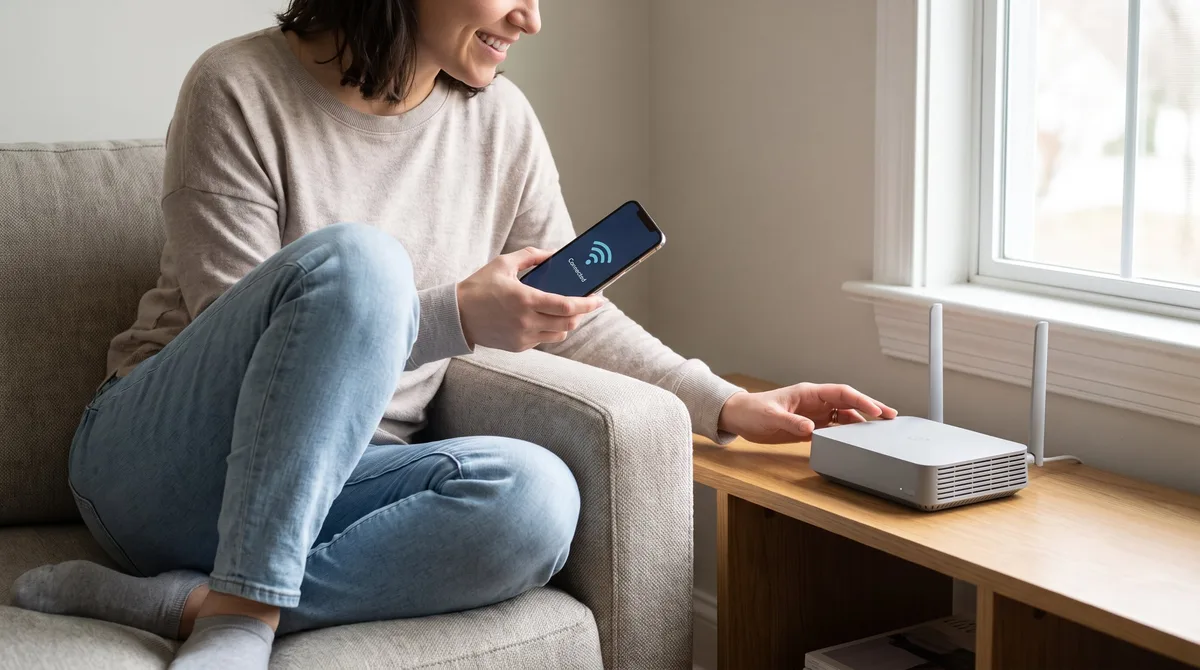 El botón del router que nunca presionas: el truco para dar Wi-Fi a tus visitas sin dar la contraseña