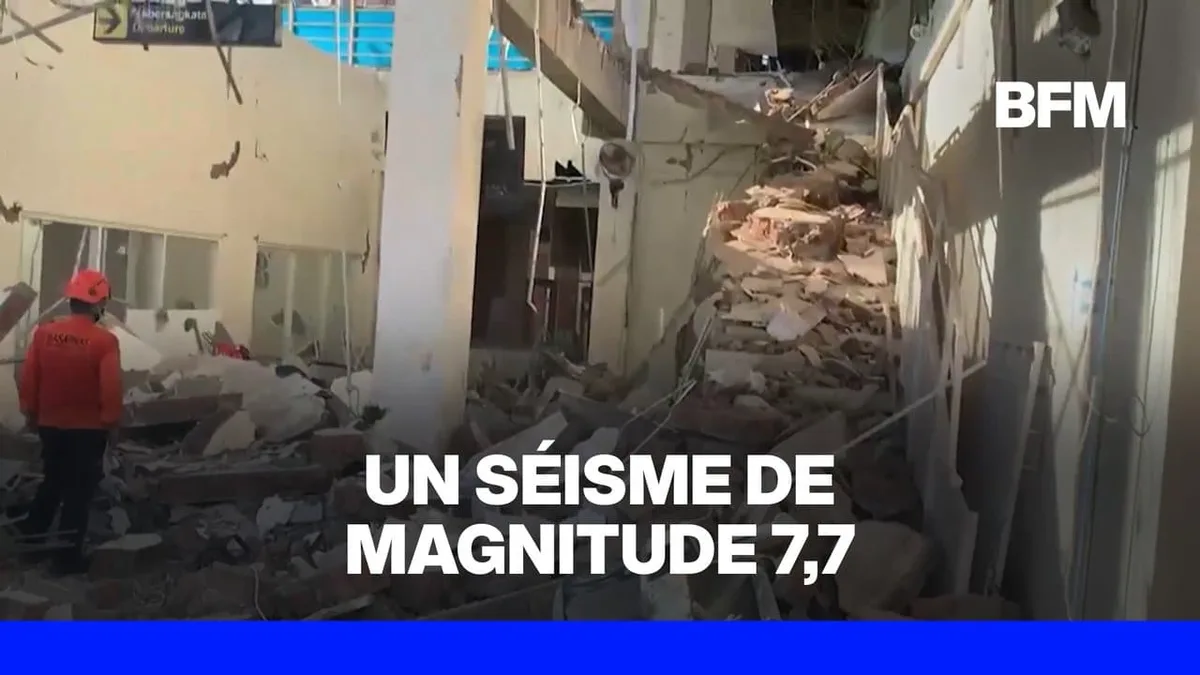 Indonésie: un séisme de magnitude 7,7 fait au moins 38 morts