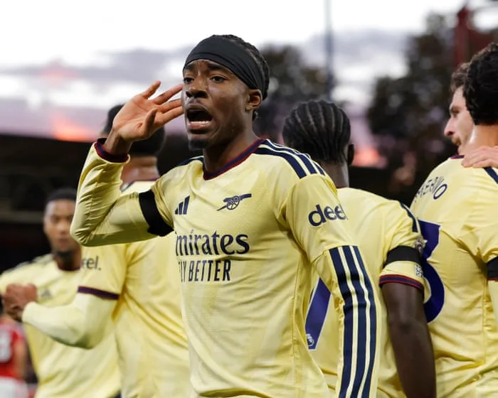 Madueke breaks Nottingham Forest’s resistance as dogged Arsenal edge to victory
