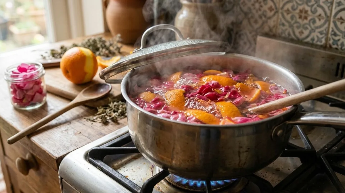 Hervir pétalos de rosa con cáscaras de naranja en casa: por qué recomiendan hacerlo en primavera y para qué sirve