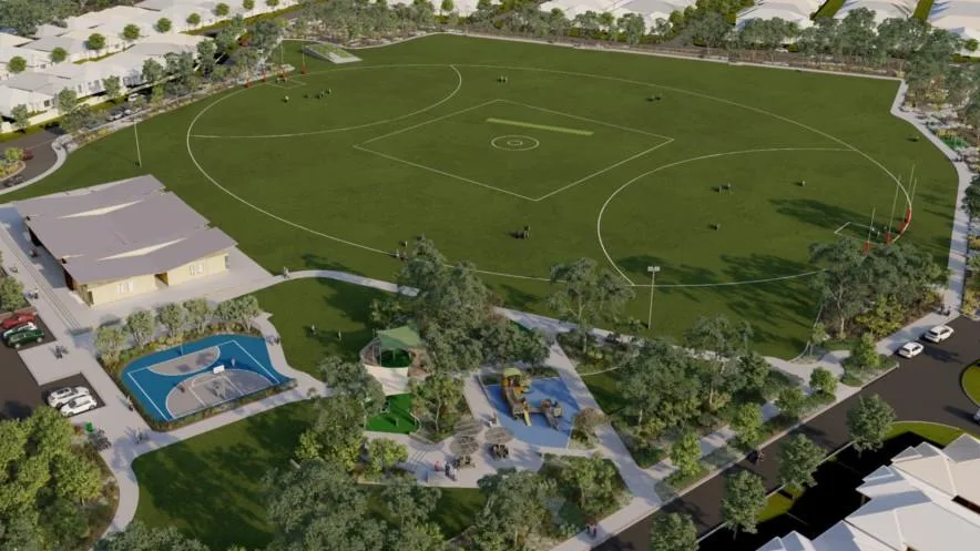 Work starts on huge sports ground and park at Parcel Property’s Kinmore Green estate in Darch