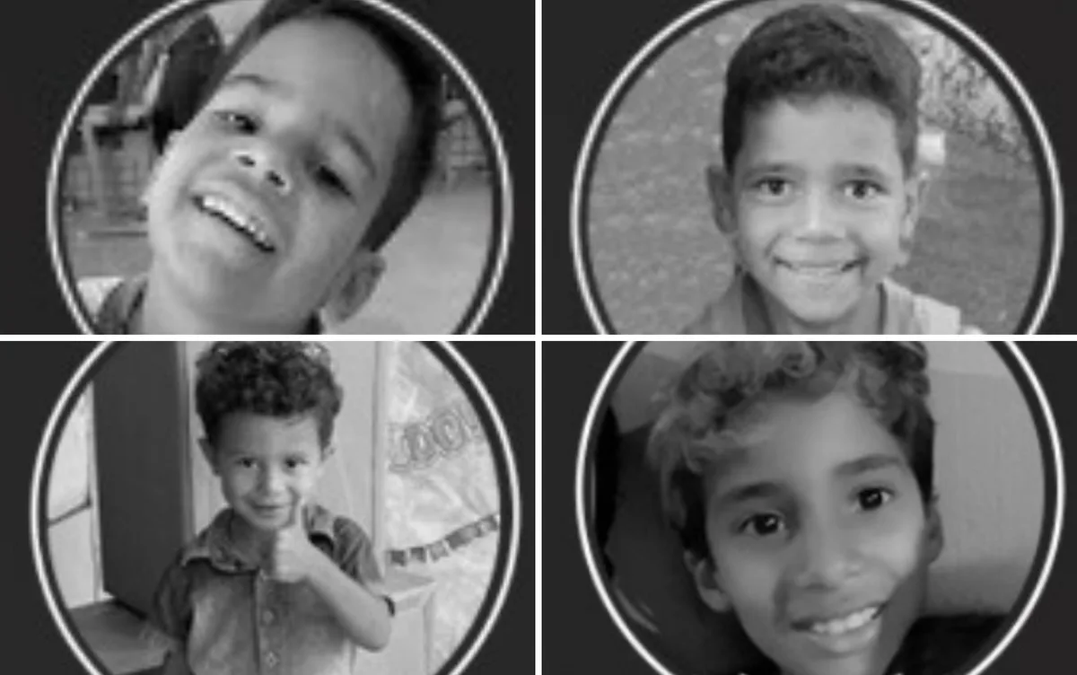Crianças da mesma família que morreram afogadas em açude na Bahia brincavam com barco improvisado