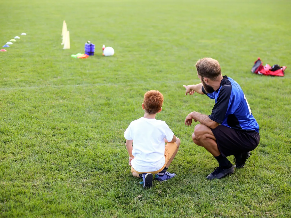 I coach my son's soccer team. I wanted more quality time, but realized other kids get the best version of me.