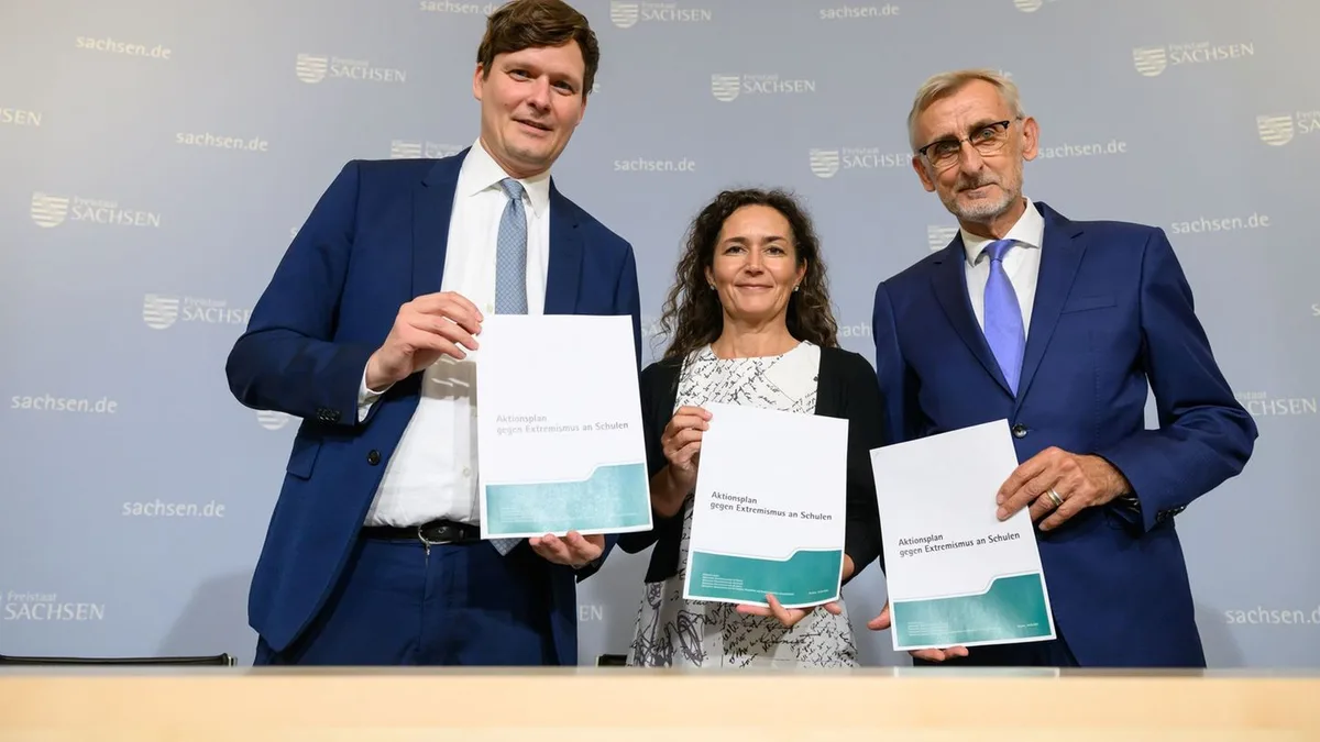 Demokratiebildung: Sachsen legt Aktionsplan gegen Extremismus an Schulen vor