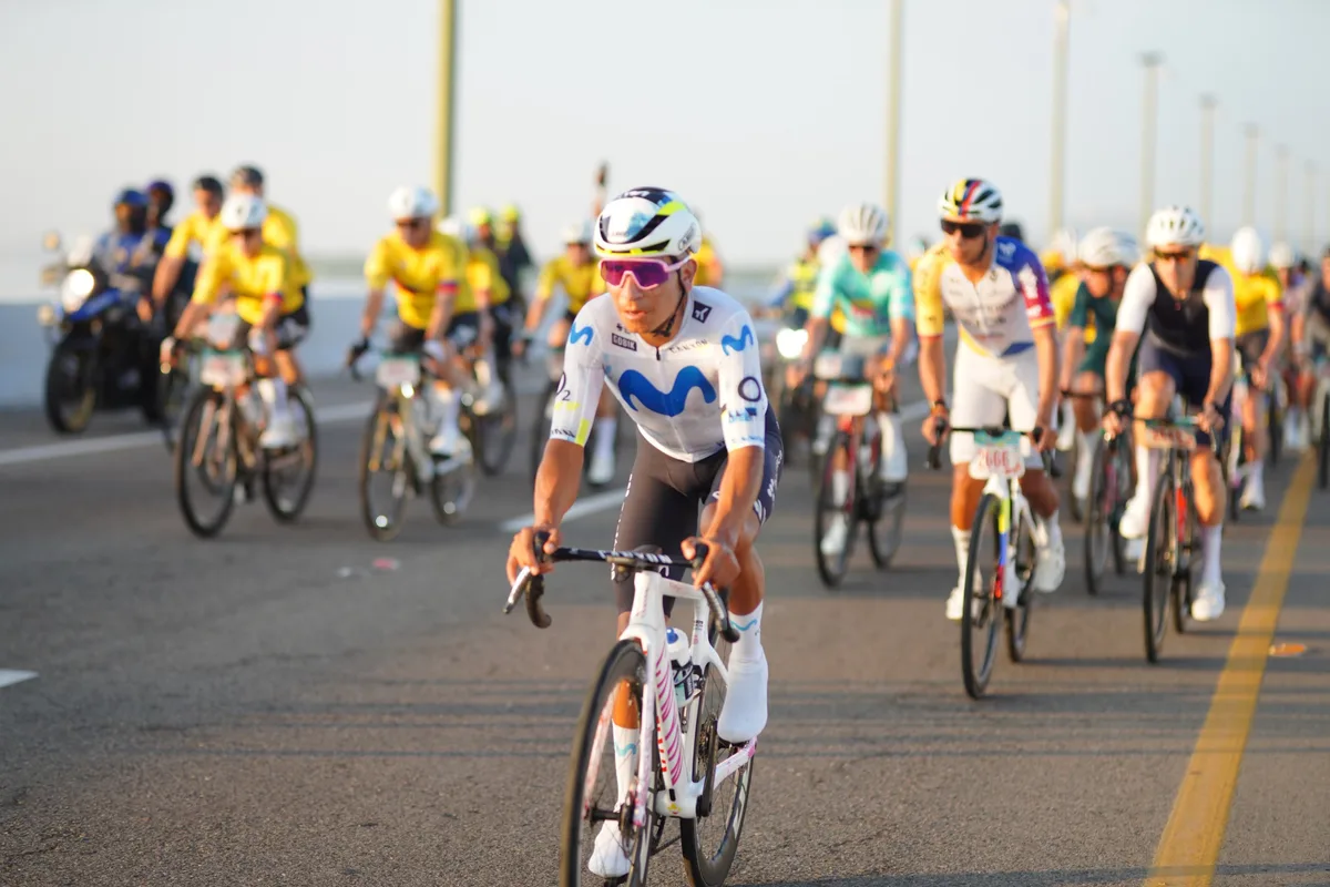 Así fue el Gran Fondo de Nairo Quintana en Cartagena: Froome, Contador, Rigoberto Urán y Egan Bernal lo acompañaron