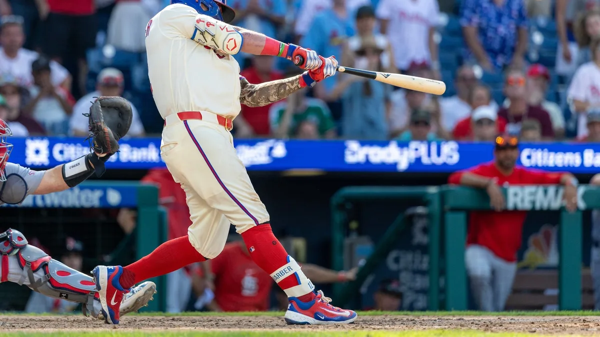 MLB home run leader Schwarber punctuates Phillies' unlikely comeback win over the Cardinals