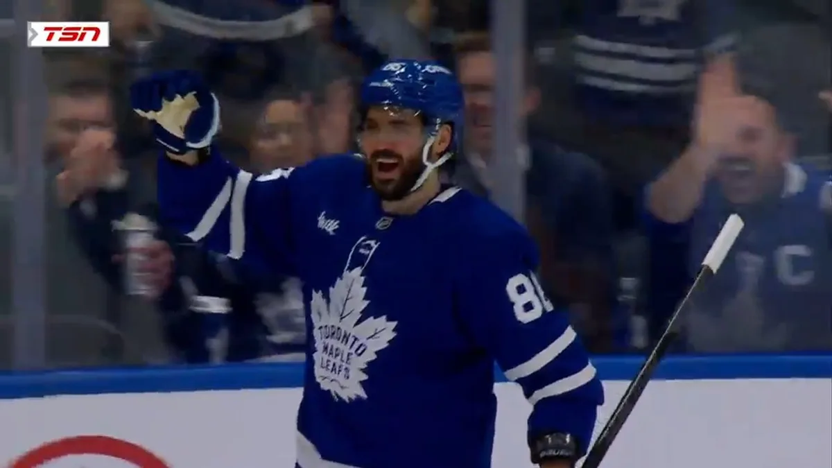 Marchenko completes first Maple Leafs hat trick vs. Sabres