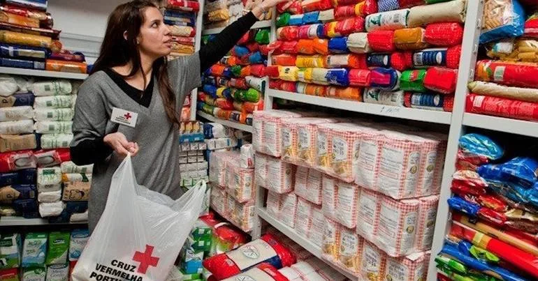 Cruz Vermelha lança campanha nos supermercados