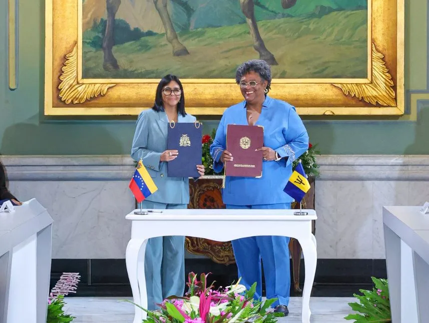 Gobiernos de Venezuela y Barbados firman declaración conjunta