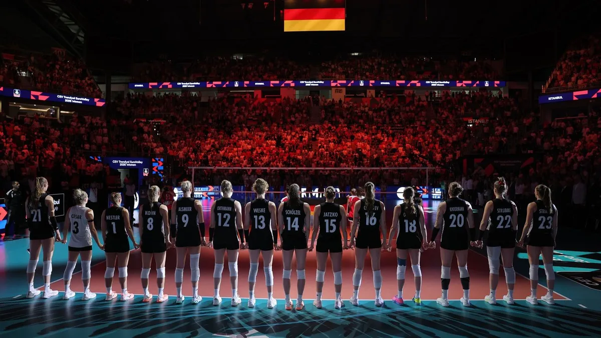 Achtelfinale gegen Belgien: Volleyballerinnen nach Fünf-Satz-Krimi im EM-Viertelfinale