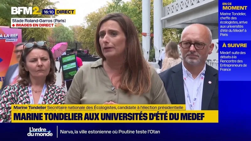 Arrêts maladies: "Si on s'occupait mieux des travailleurs, ils seraient moins malades", déclare la secrétaire nationale des Écologistes, Marine Tondelier