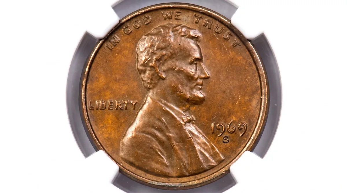 La razón por la que este centavo de 1969-S con error puede valer hasta USD 600 mil en subastas