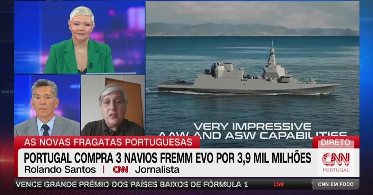 Novas fragatas portuguesas serão "extremamente capazes na luta contra submarinos e na defesa antibalística"