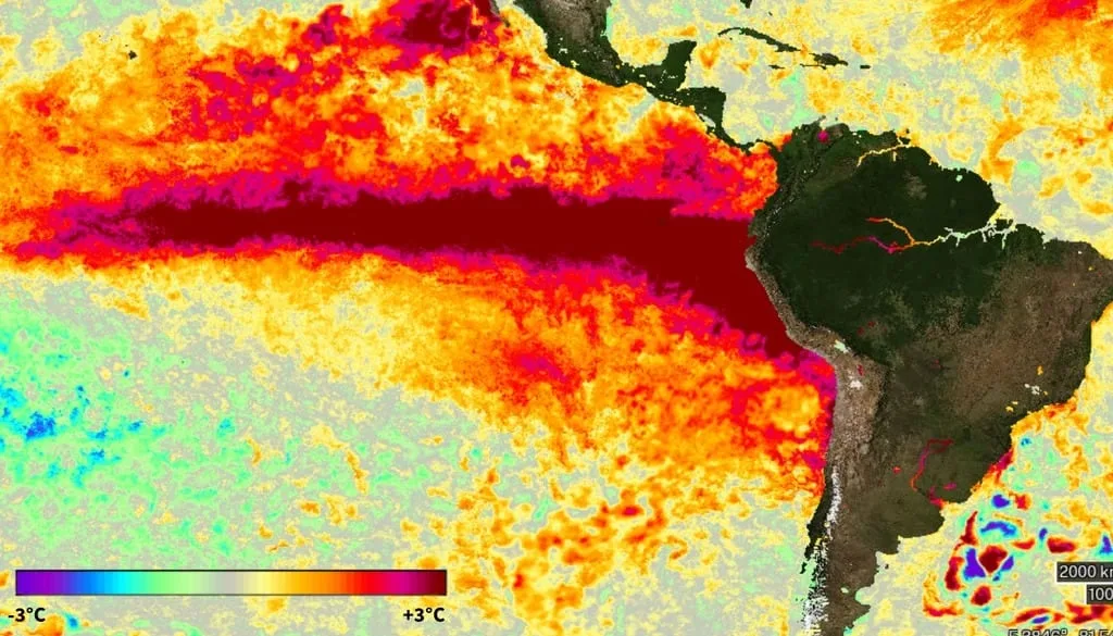 La ONU alertó que el fenómeno de El Niño durará hasta febrero y será “muy fuerte”