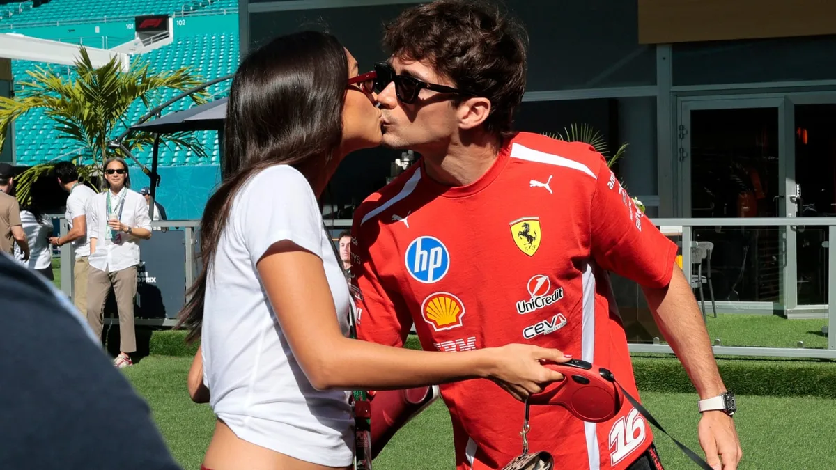 Alexandra Leclerc, la esposa mexicana del piloto de Charles Leclerc, desata especulaciones sobre un posible embarazo