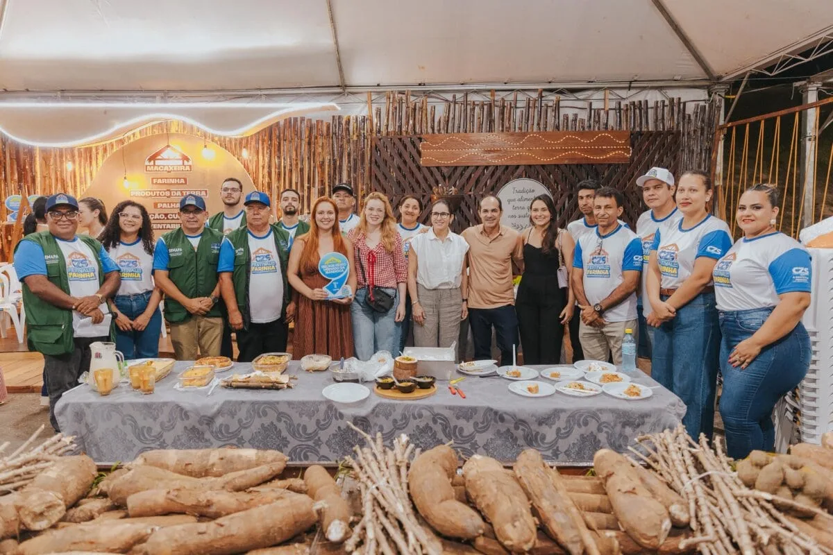 Prato feito 100% de mandioca conquista concurso do Festival da Farinha