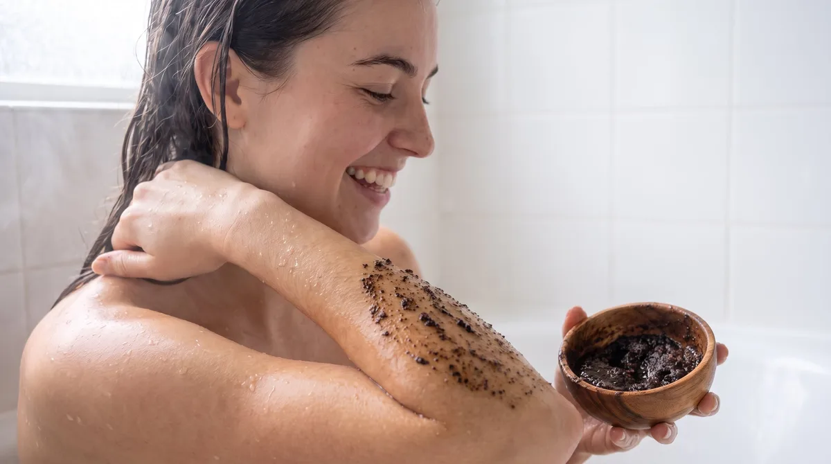 Exfoliante de café y miel para codos y rodillas: principales riesgos y alternativas