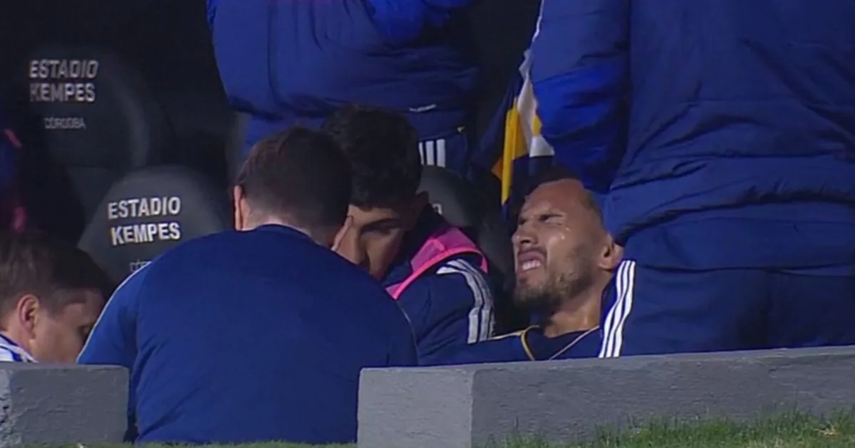 Alarma en Boca: Paredes salió lesionado y está en duda para el choque con Vasco da Gama