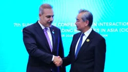 Chinese foreign minister meets with his Turkish counterpart