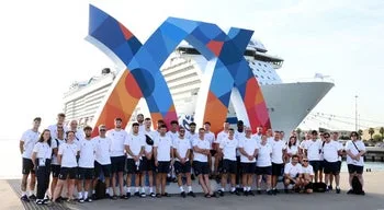 Taranto2026. Um navio cruzeiro transformou-se na surpreendente `Vila dos Atletas`