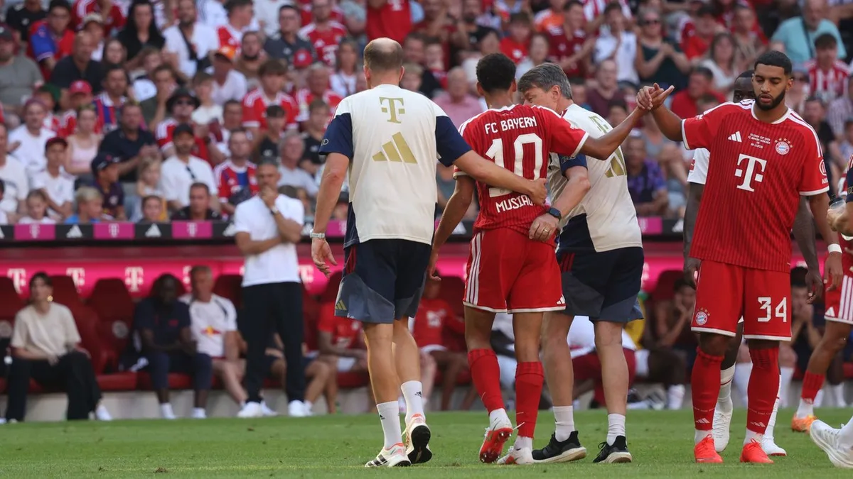 FC Bayern München: Nach Zusammenbrüchen: Musiala fehlt im Supercup