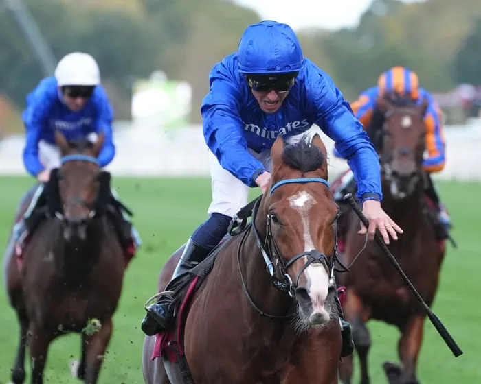 Minnie Hauk wins Fillies and Mares to land trainers’ championship blow for O’Brien on Champions Day – live