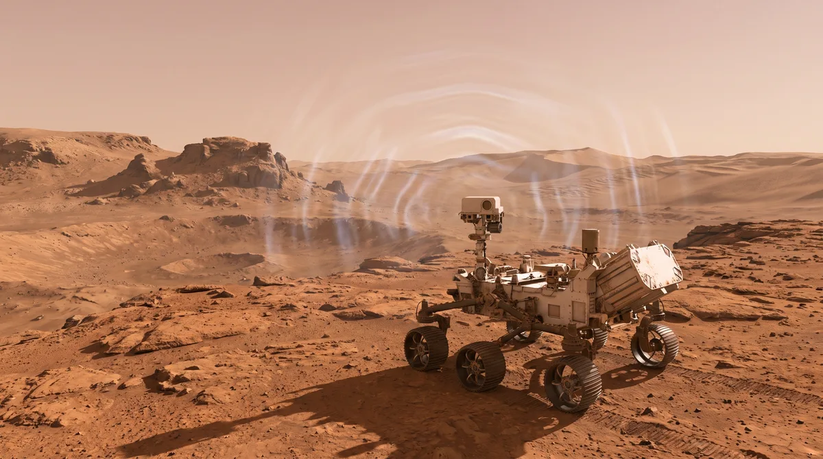 Gravações da Perseverance revelam que sons graves e agudos viajam a velocidades diferentes na fina atmosfera de Marte, um efeito que não existe na Terra
