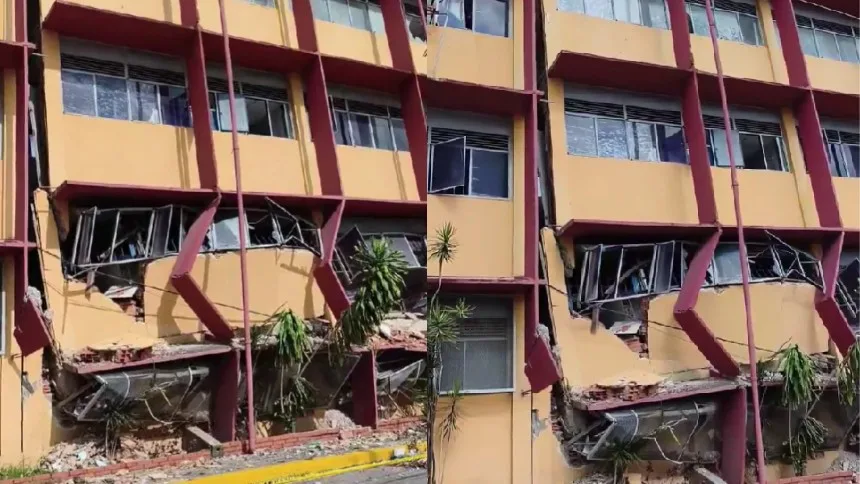 VIDEO: Alertan sobre riesgo de colapso del Hospital Francisco Rísquez de Caracas tras casi tres meses de los terremotos