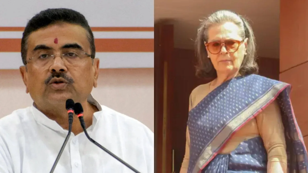 ‘Entire Bengal fuming’: Suvendu Adhikari slams Congress' Sonia Gandhi over I-Day Vande Mataram row