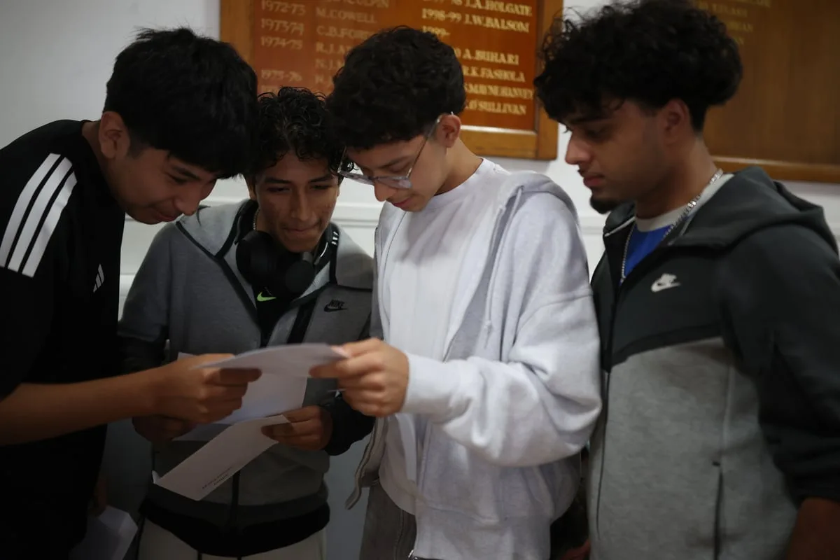 GCSE results 2026: Key London trends revealed as capital pulls further ahead of North