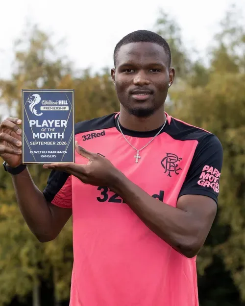 Bafana defender Makhanya claims Scottish Premiership Player of the Month award