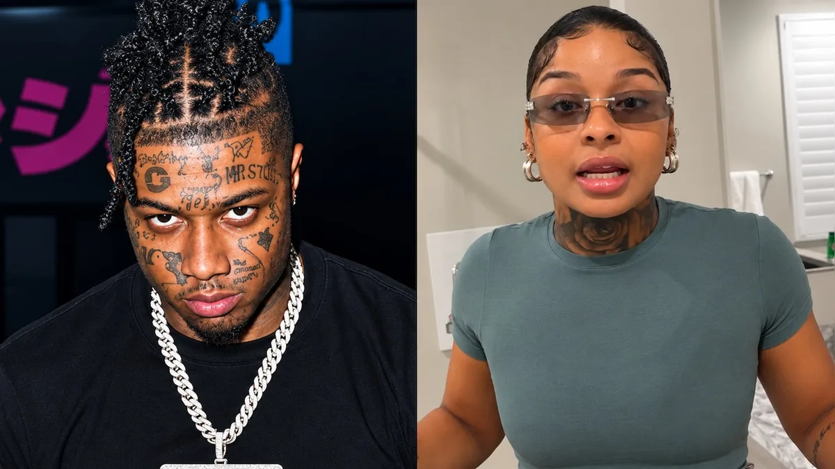 Blueface Explains Why Women Spend A Man's Money With Chrisean Rock Sitting Next To Him