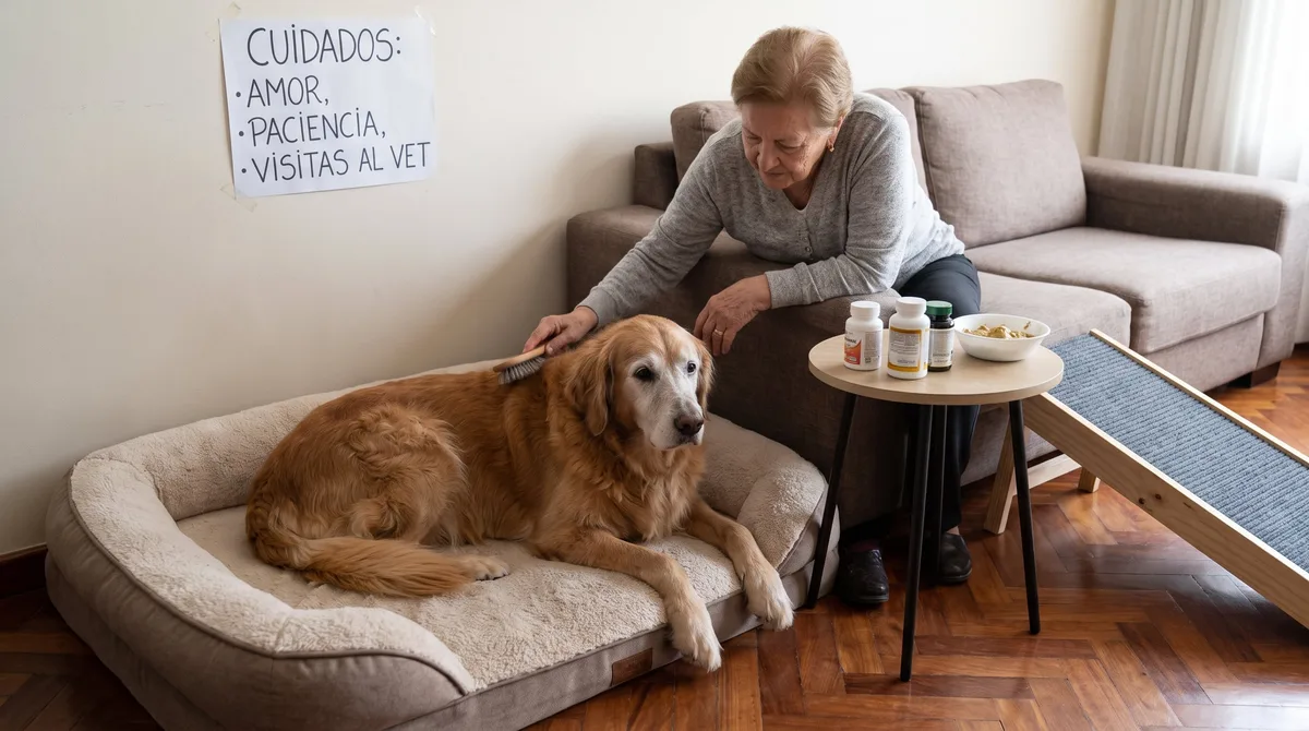 ¿Tu perro ya está viejito? Consejos esenciales para mejorar su calidad de vida