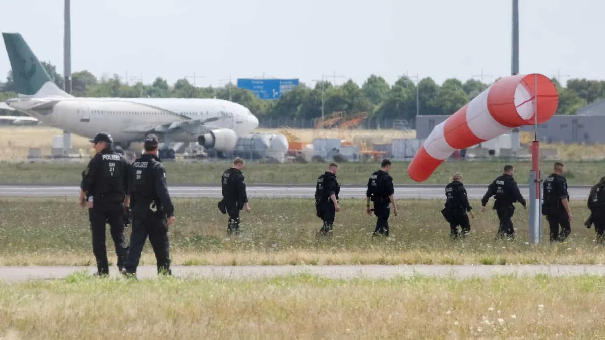 Alemanha acusa a Rússia de tentativas de ataque com drone no aeroporto de Leipzig