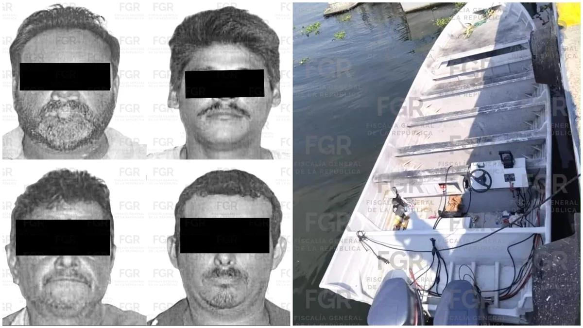 Narcolanchas: FGR logra sentencia de casi 20 años contra cuatro detenidos con 650 kilos de cocaína en costas de Michoacán